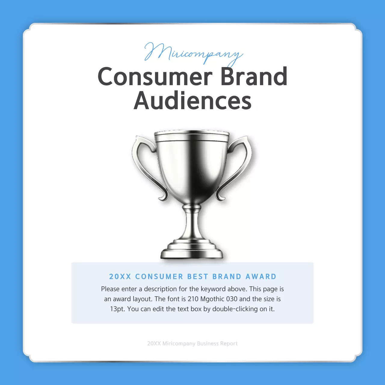 White Modern Business Report Instagram Carousel