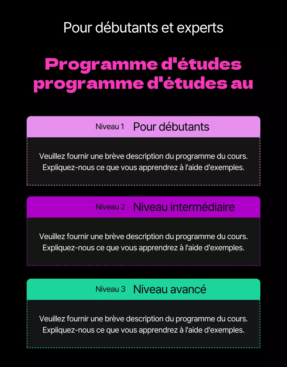 Promouvoir l'apprentissage de l'anglais en noir et rose