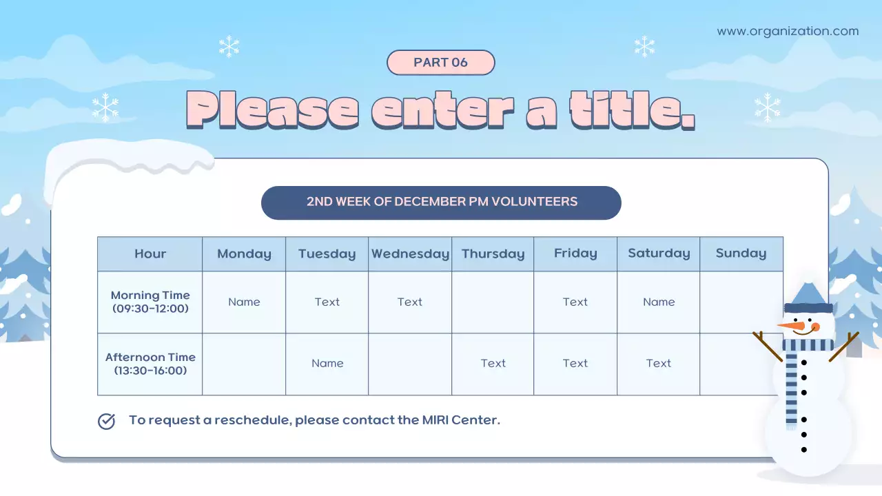 Blue Simple Volunteer Guide Presentation
