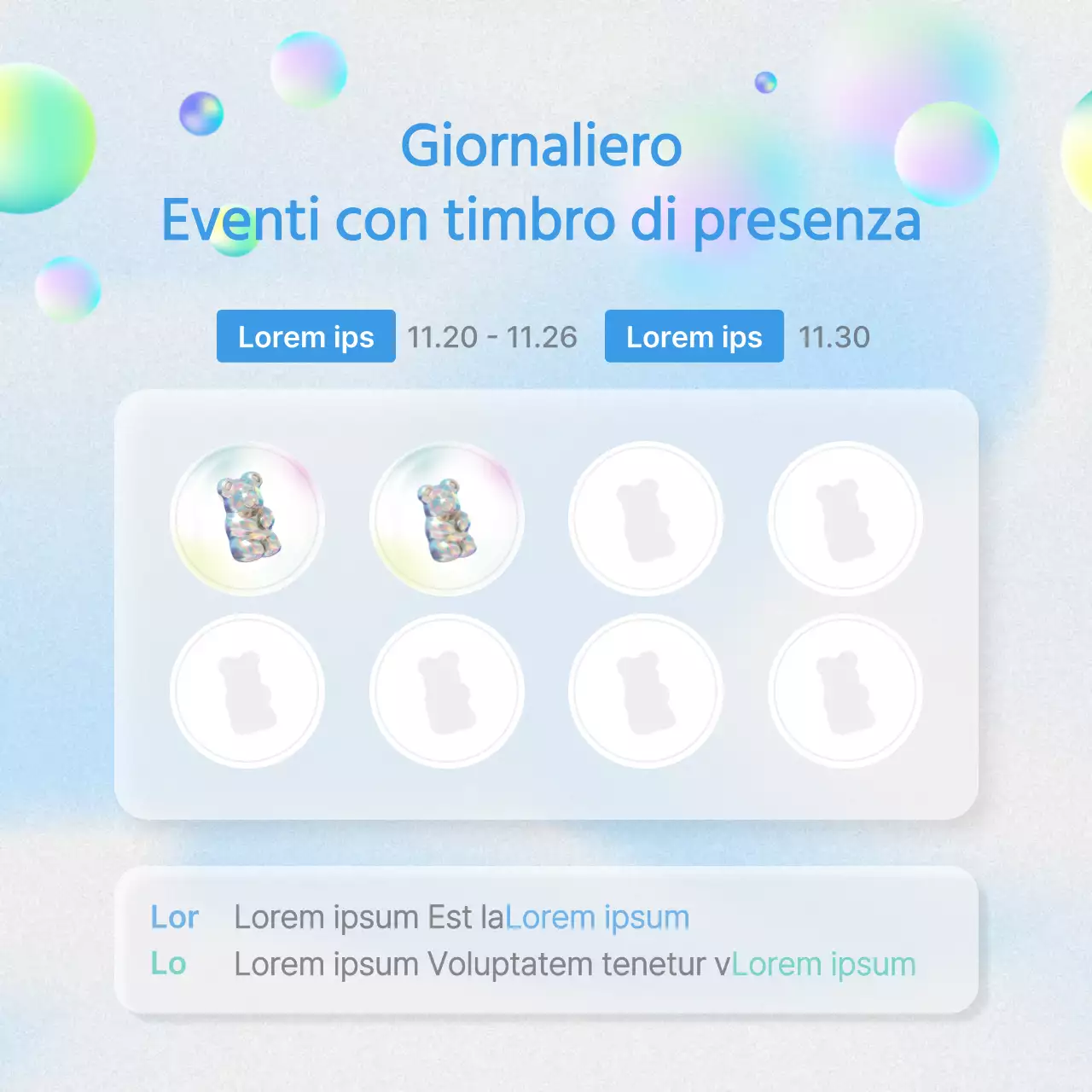 Annunci del Black Friday con un tocco di blu chiaro e di tendenza