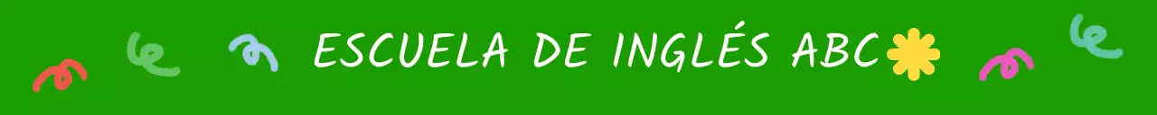 Una colorida y bonita escuela de inglés