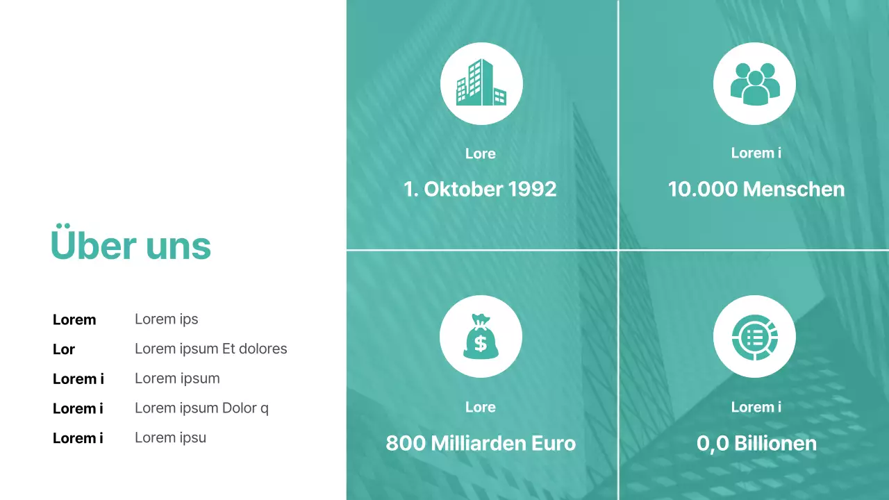 Basic-Feeling mit mintfarbenem Akzent ESG-Bericht