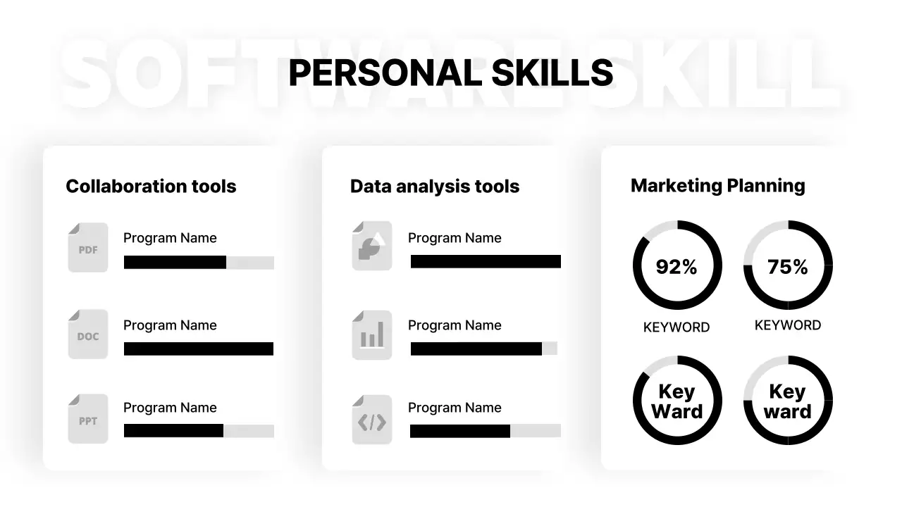 White Minimal Career Portfolio Presentation