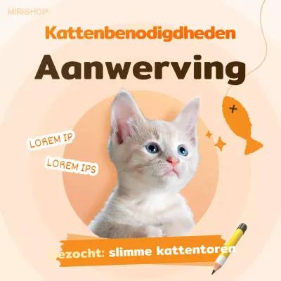 Advertentie voor een leuk oranje proefevenement