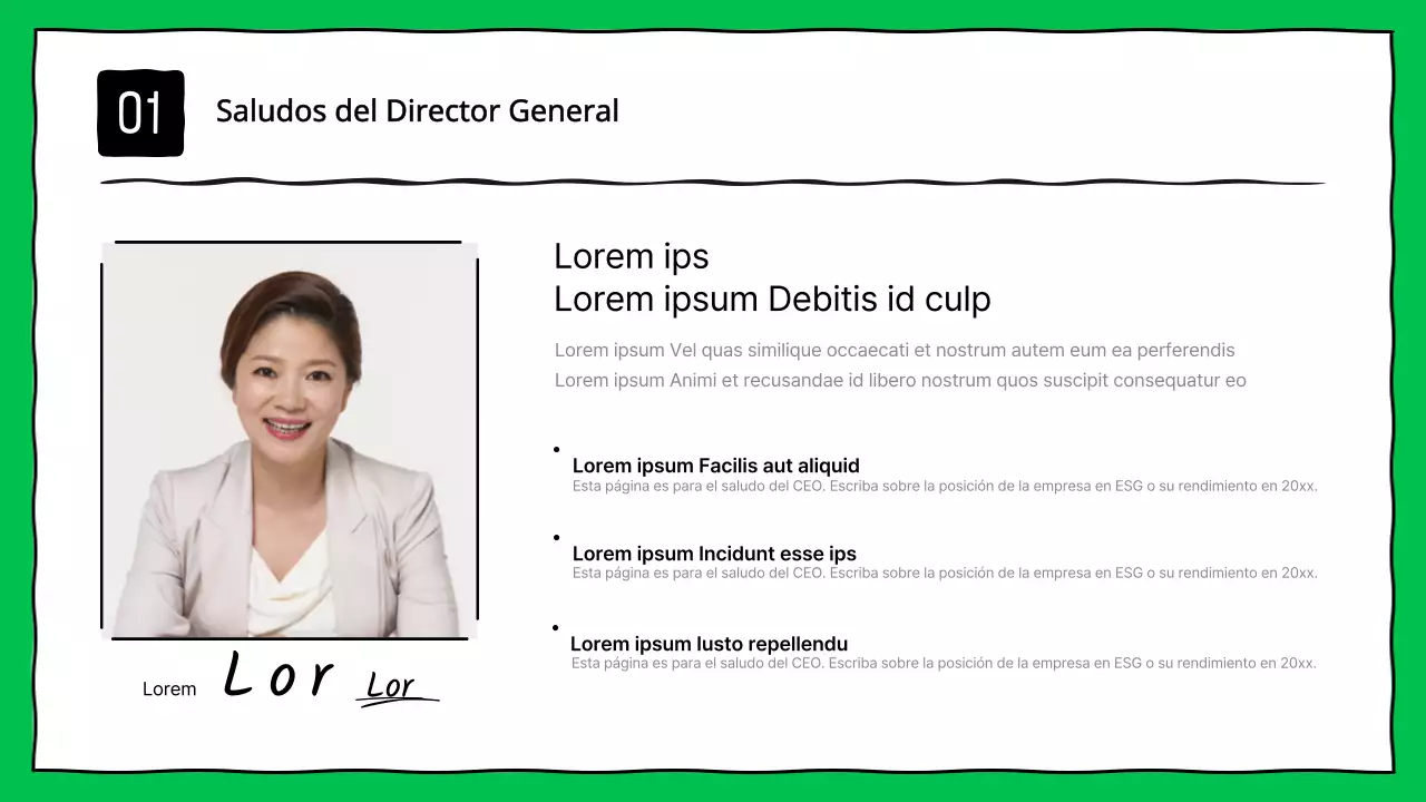 Informes corporativos sobre ESG en verde