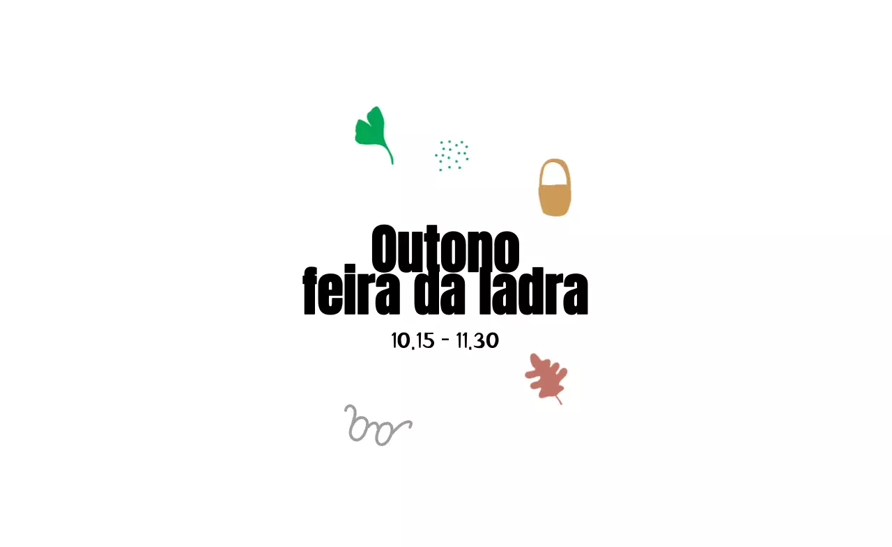 Uma feira da ladra sazonal de ilustrações vintage
