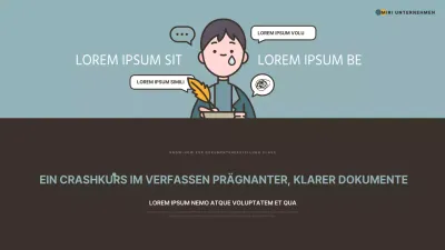 Förderung einer einfachen mintfarbenen und gelben Schreibspezialität