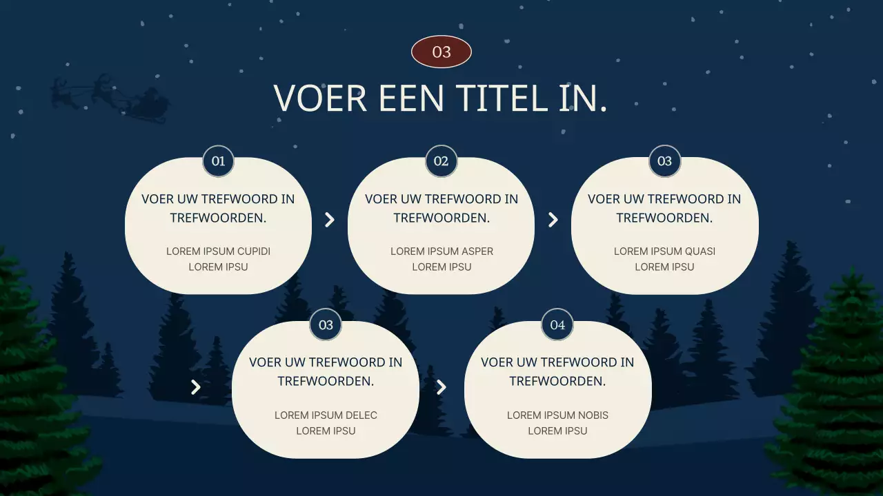 Marineblauw en rood trainingsmateriaal voor het outreach centre