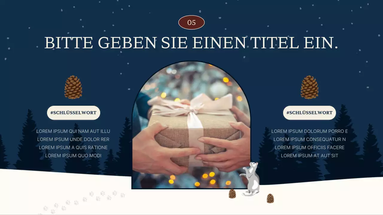 Marineblaues und rotes Schulungsmaterial für die Beratungsstelle