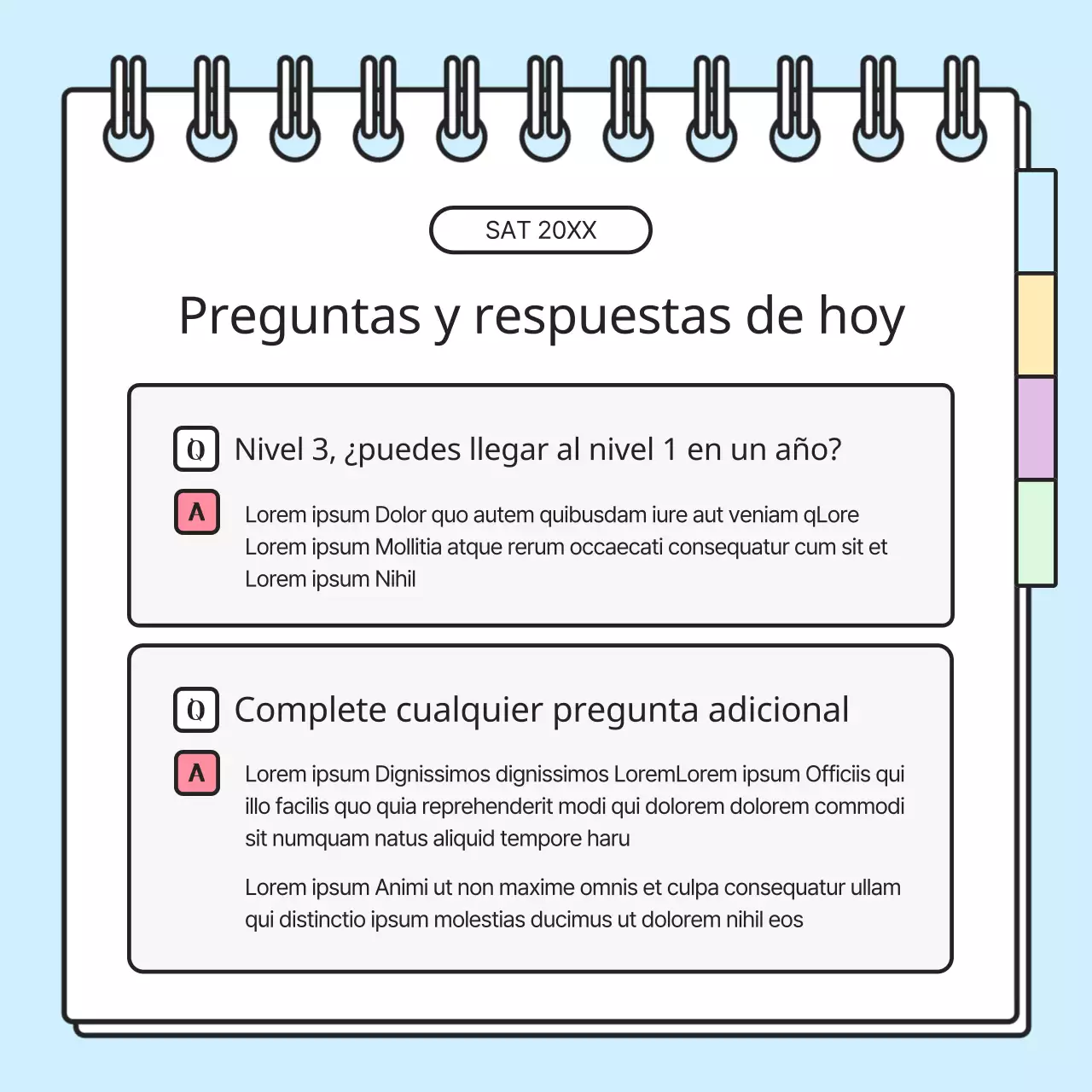 Promover un análisis de tendencias de los exámenes SAT sencillo y con los colores del arco iris para las academias