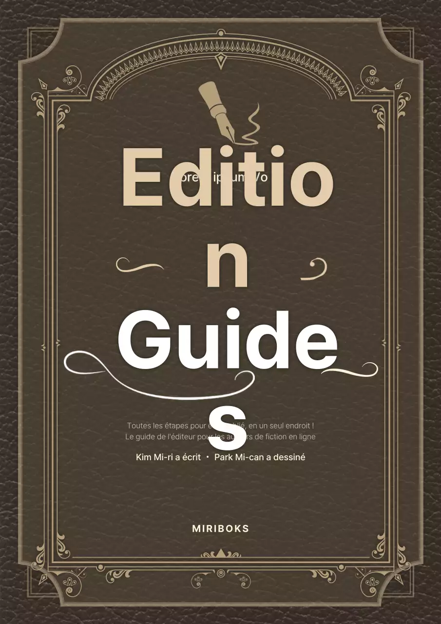 Promouvoir votre guide de publication de romans en ligne bruns et luxueux