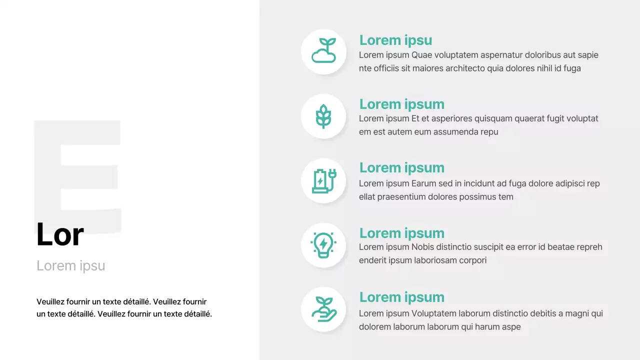Une touche basique avec des accents de menthe Rapport ESG