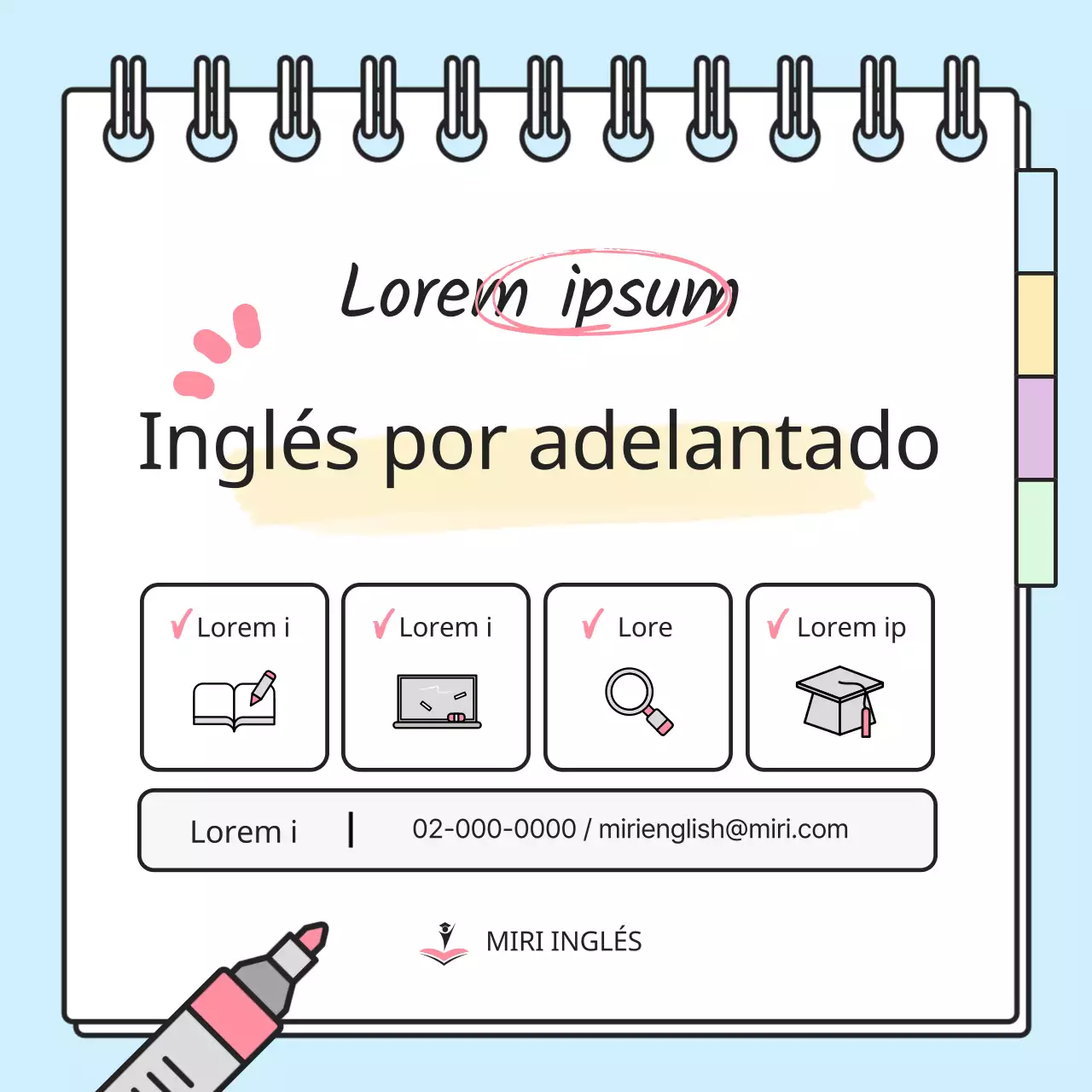 Promover un análisis de tendencias de los exámenes SAT sencillo y con los colores del arco iris para las academias