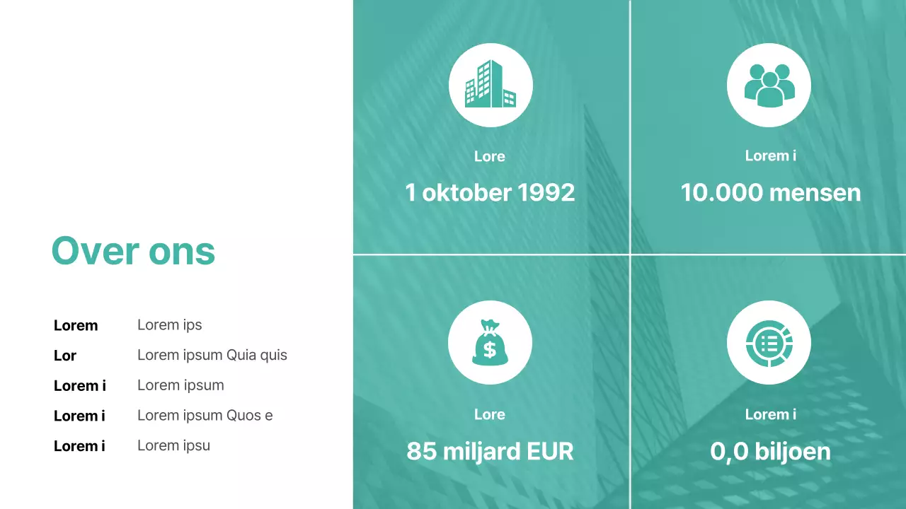 Basisgevoel met mintkleurig accent ESG-rapport