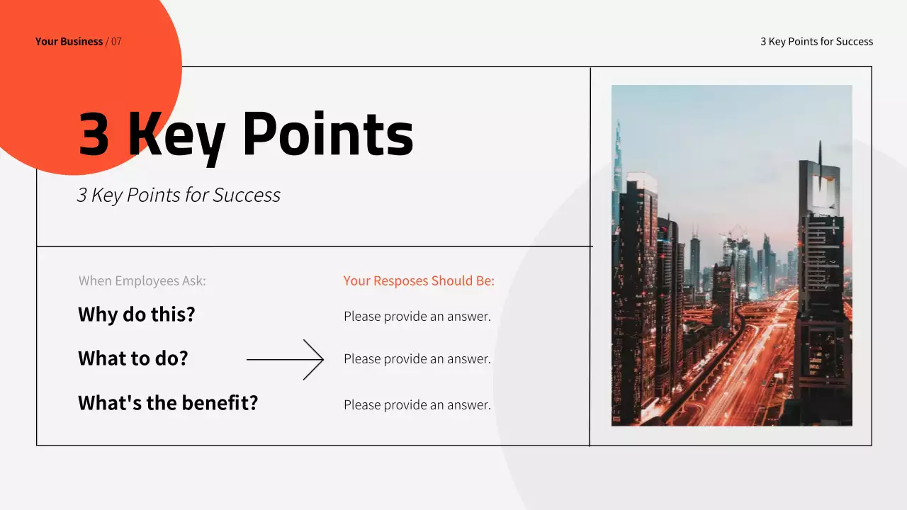 오렌지 모던 모티베이션 가이드 프레젠테이션