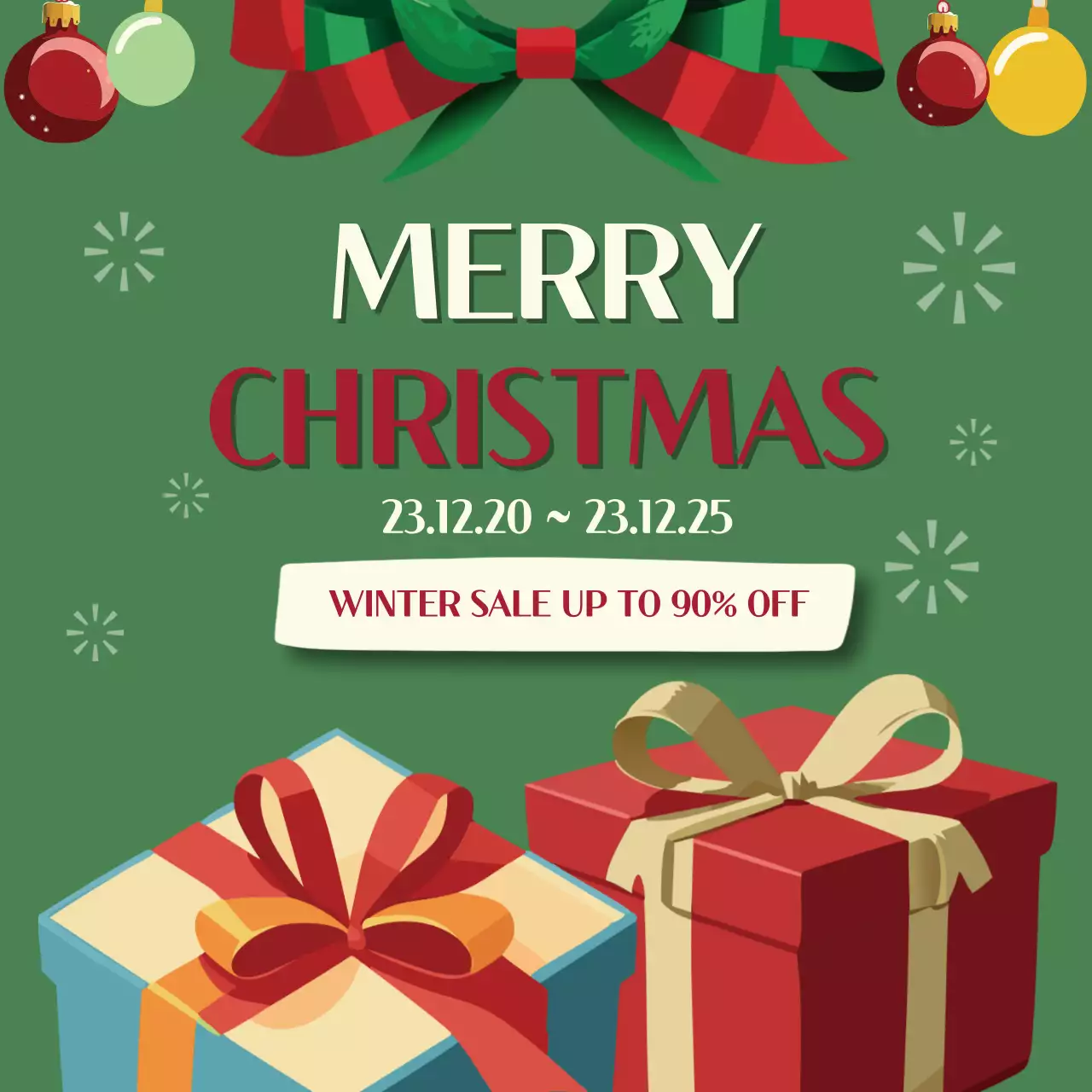메리크리스마스 선물세일