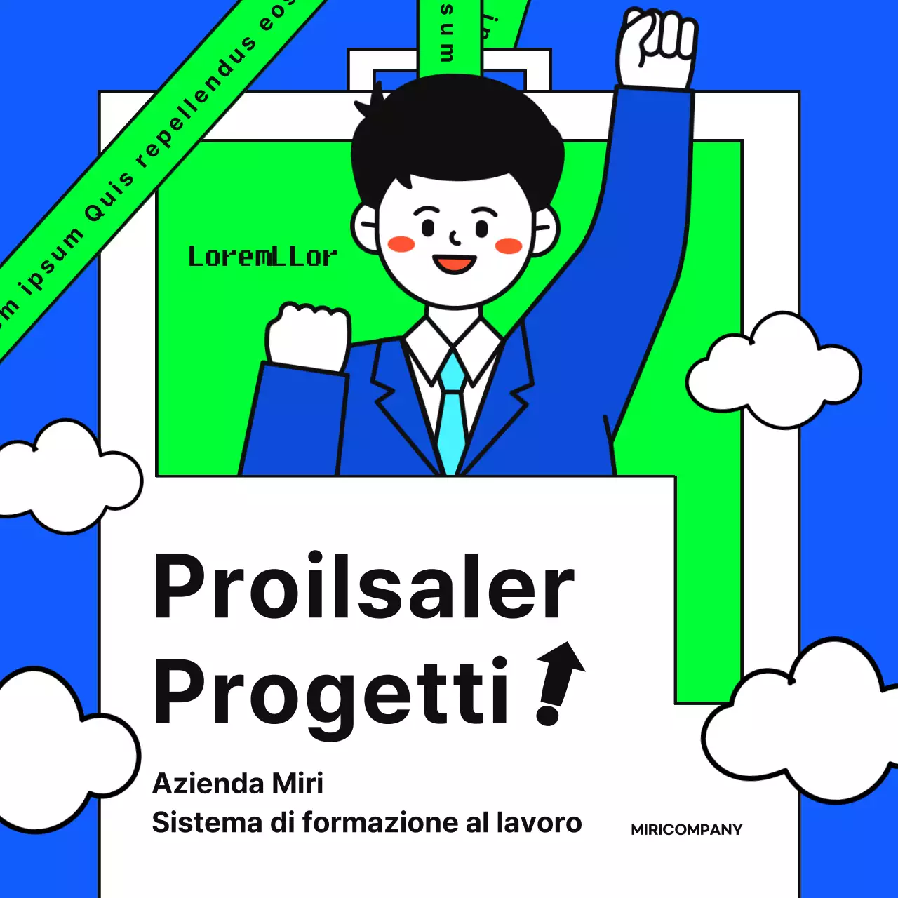 Tutorial del sistema di formazione al lavoro semplice di Blue