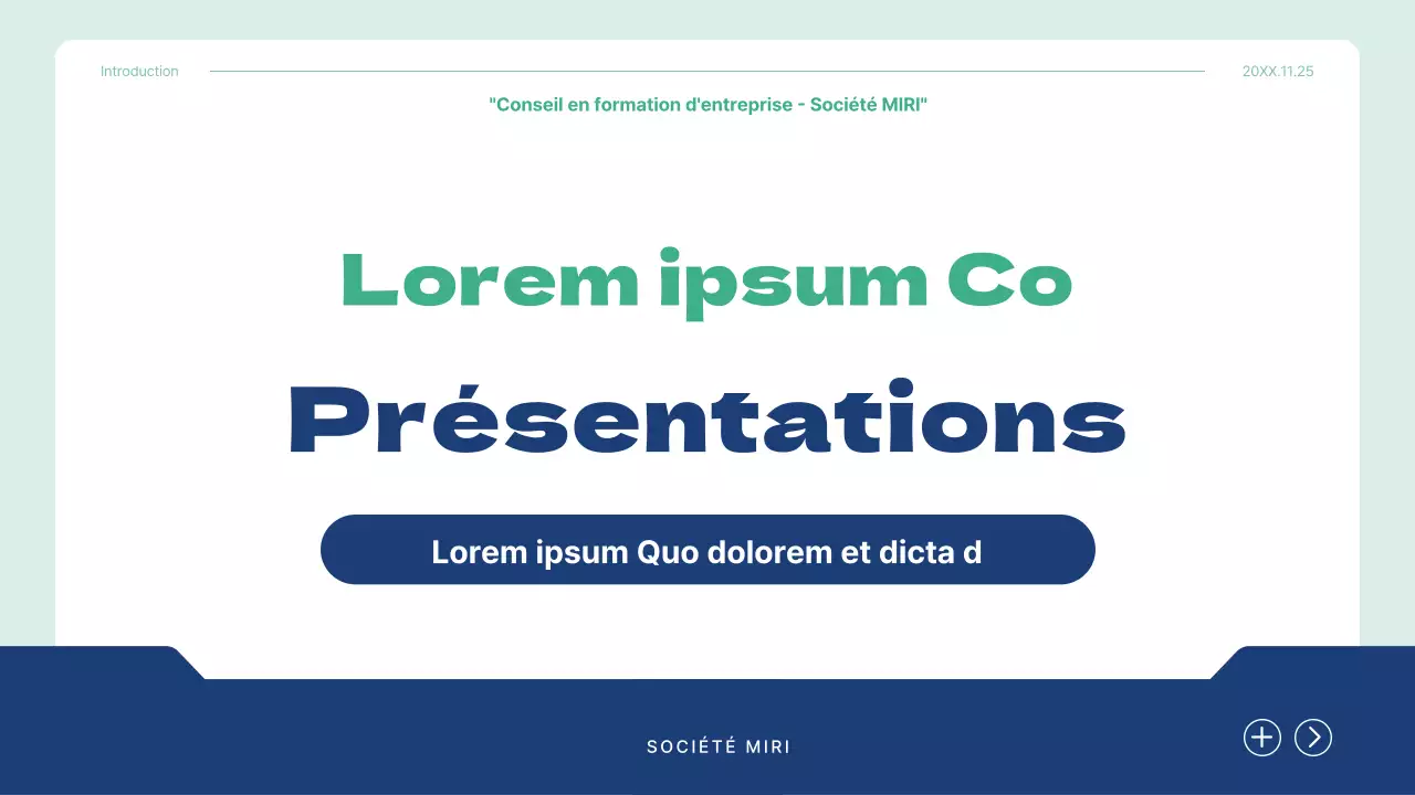 Le plan de cours de Blue and Mint pour les consultants en formation d'entreprise