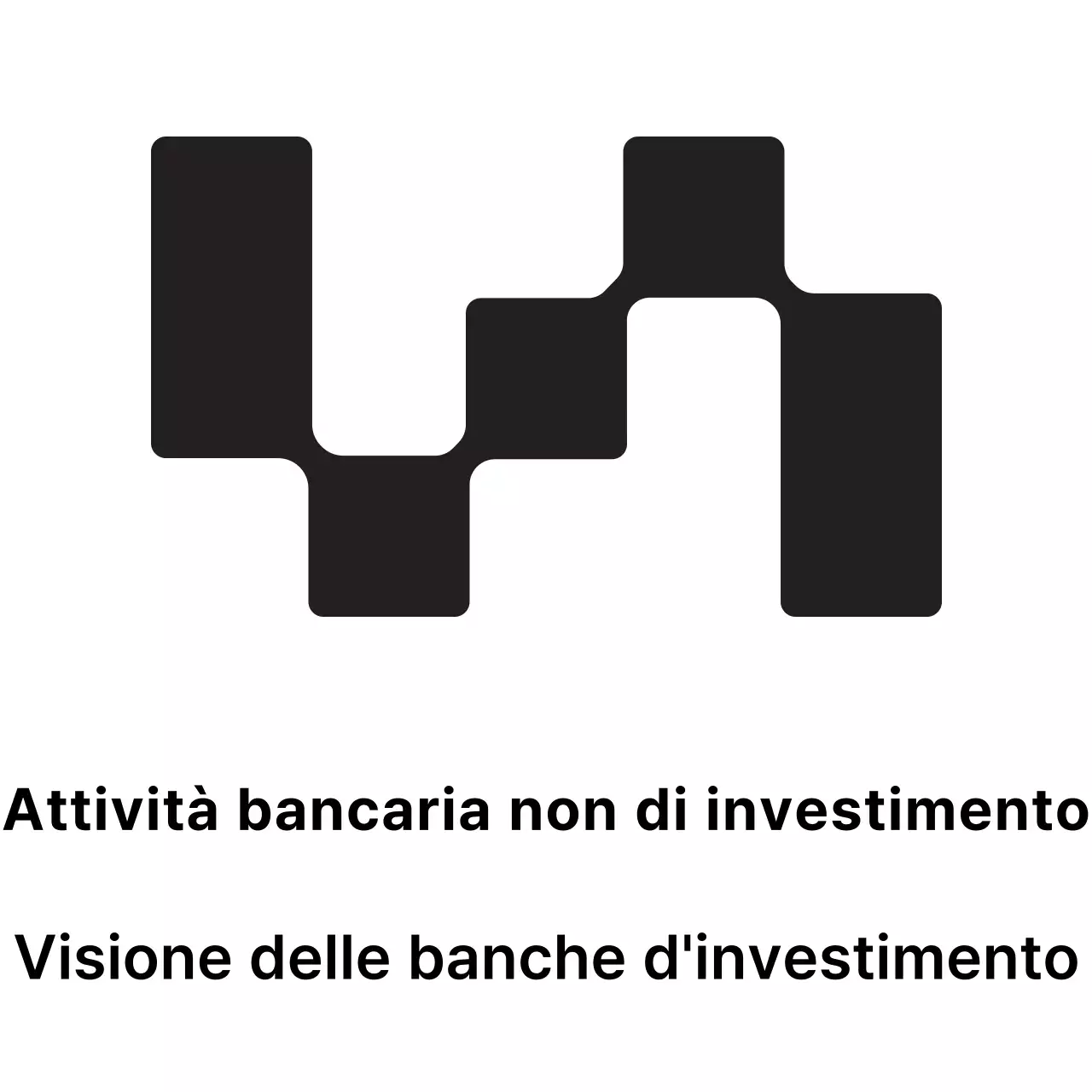 Loghi di marchi aziendali associati all'investment banking
