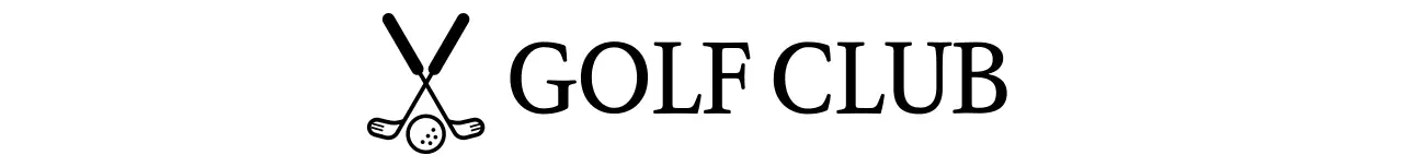골프 일러스트가 있는 고급스러운 느낌의 골프 동호회