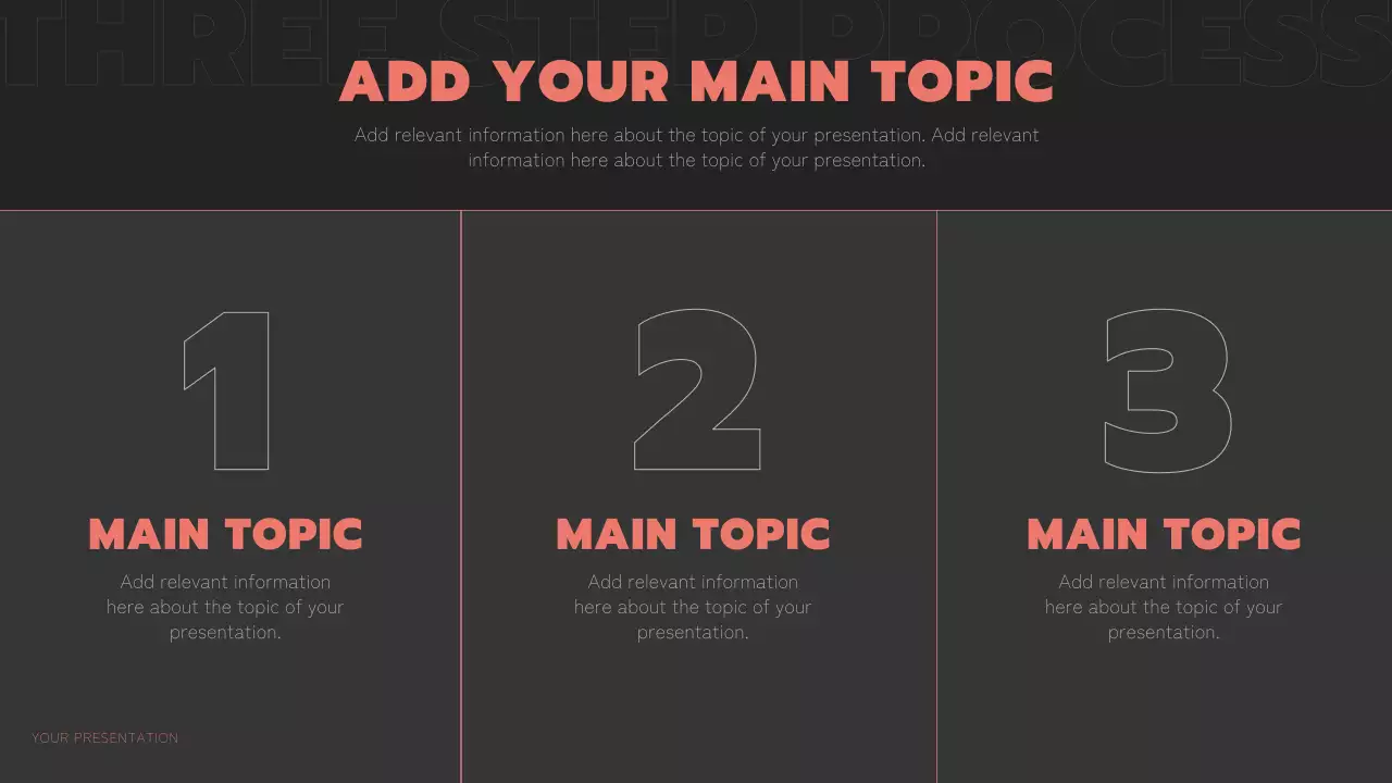 검은색과 주황색의 모던한 다중 페이지 레이아웃 보고서