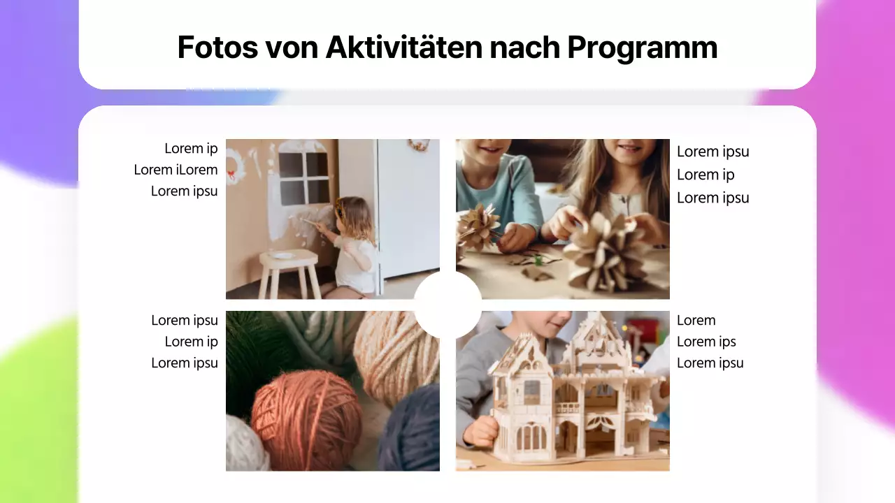 Eine einfache rosa und blaue Lehrermappe