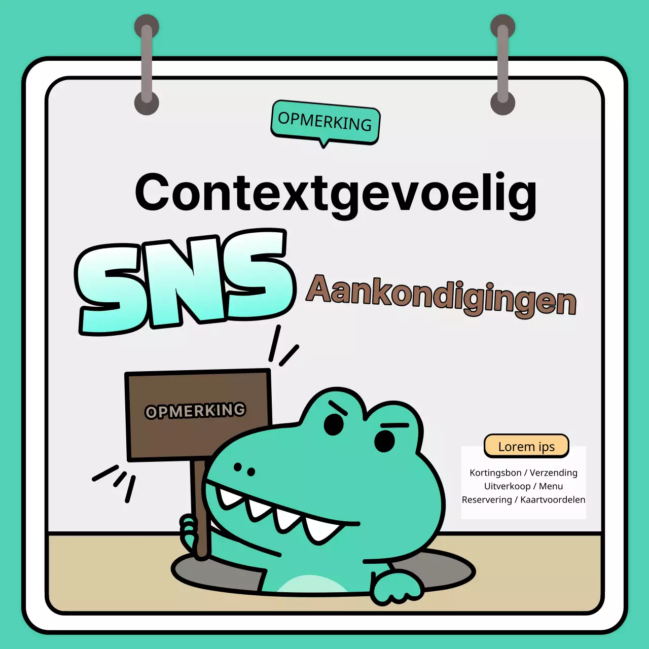 Een gids voor de mintkleurige sociale-media-aankondigingen van kleine bedrijven