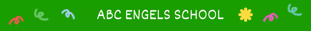 Een kleurrijke en schattige Engelse taalschool