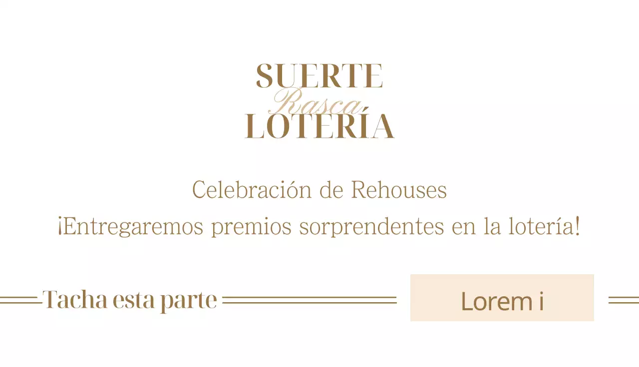 Lotería para fiestas de fin de año con detalles dorados sobre fondo negro