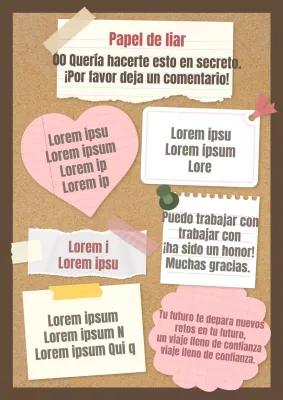 Un post sobre bonitos papeles de liar en marrón y rosa