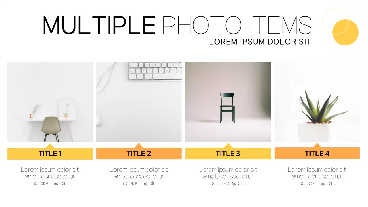 옐로우 모던 가이드 프레젠테이션