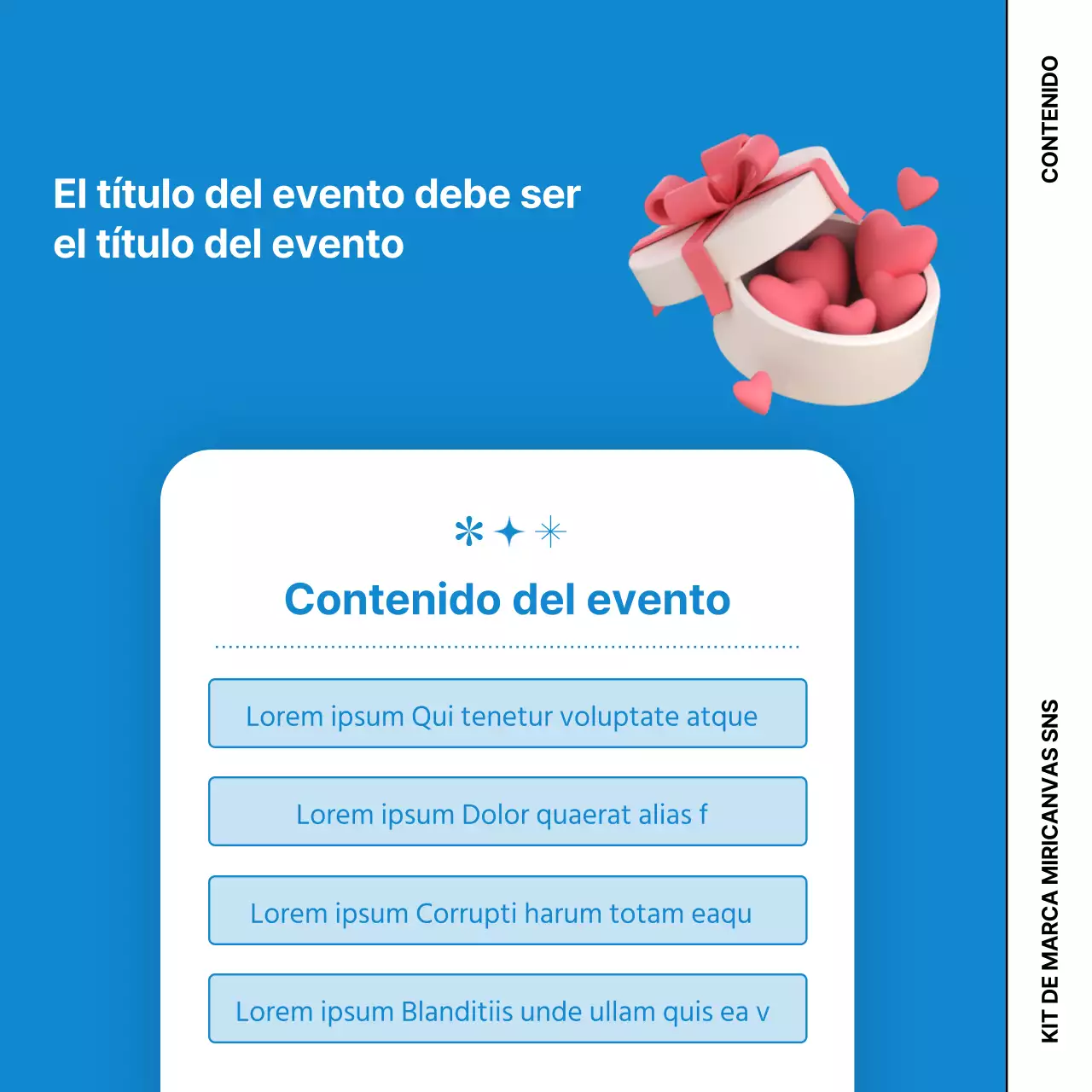 Promociona tu marca de cero residuos con simpáticos gráficos sobre fondo azul