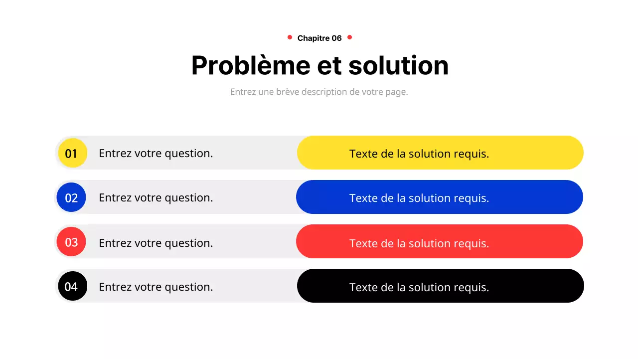 Rapport d'activité géométrique en jaune et rouge