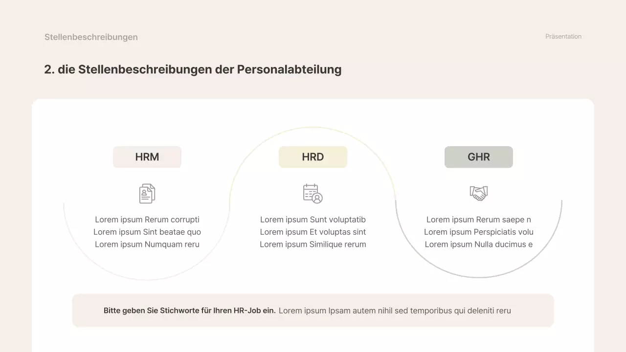 Beige und grau, einfaches Material für einen Crashkurs für Angestellte