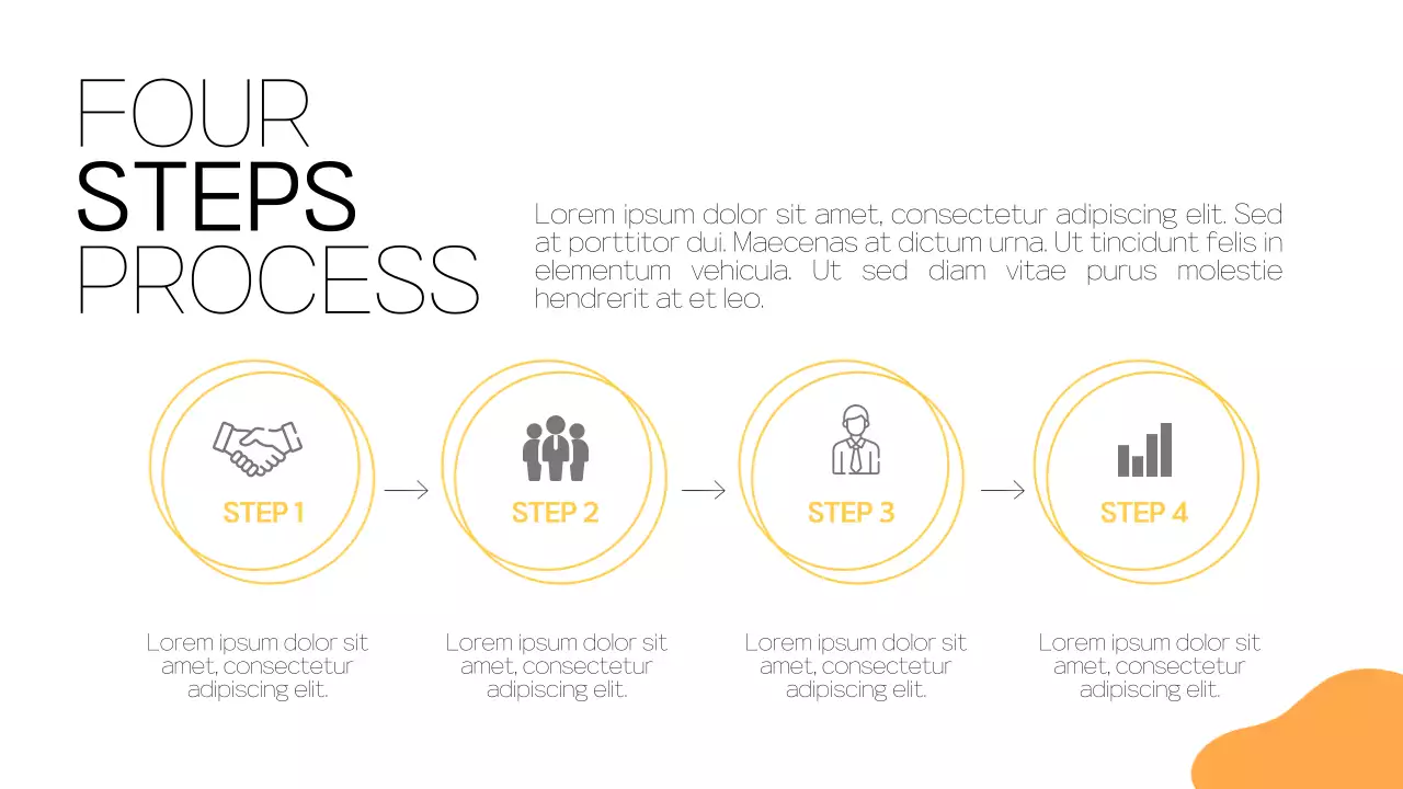 옐로우 모던 가이드 프레젠테이션