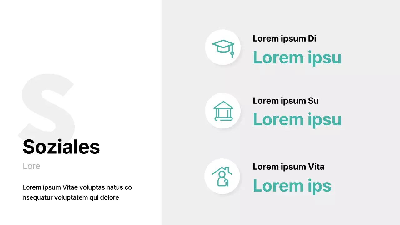 Basic-Feeling mit mintfarbenem Akzent ESG-Bericht
