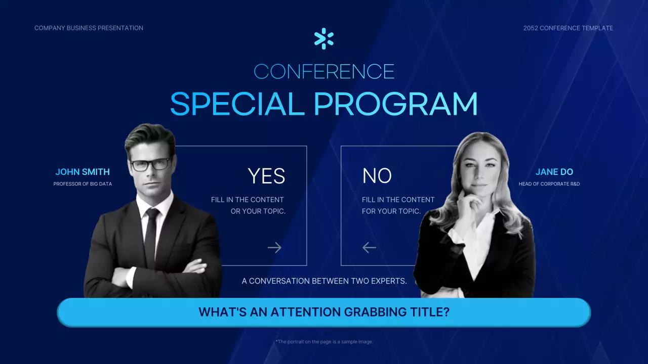 블루 모던 비즈니스 발표 프레젠테이션