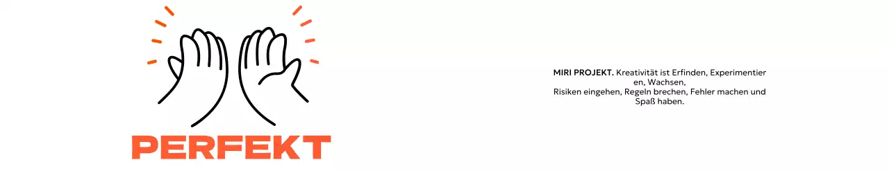 Gestalte eine Tasse mit einem High-Five-Symbol