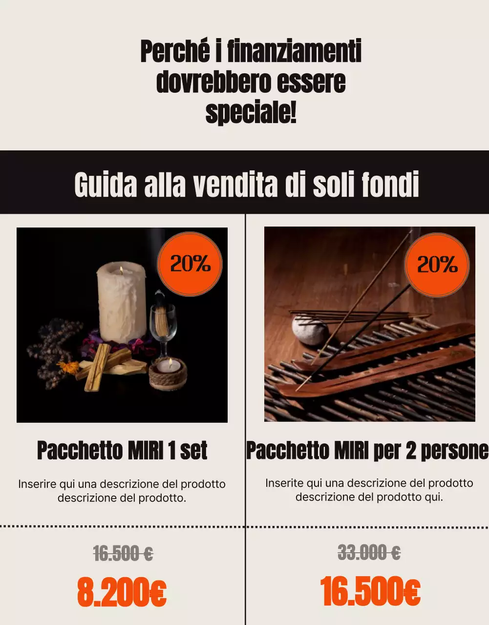 Una guida vintage al finanziamento degli incentivi con accenti arancioni