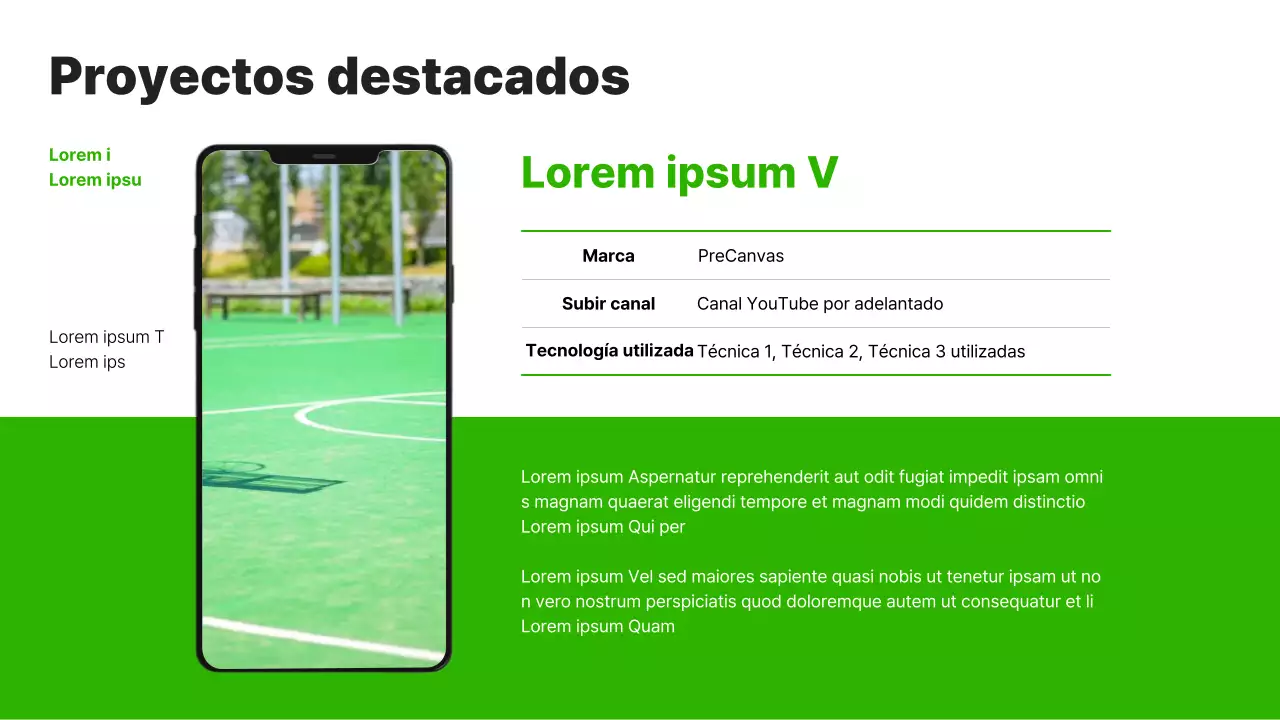 Una sencilla cartera profesional en verde