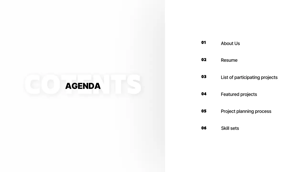 White Minimal Career Portfolio Presentation