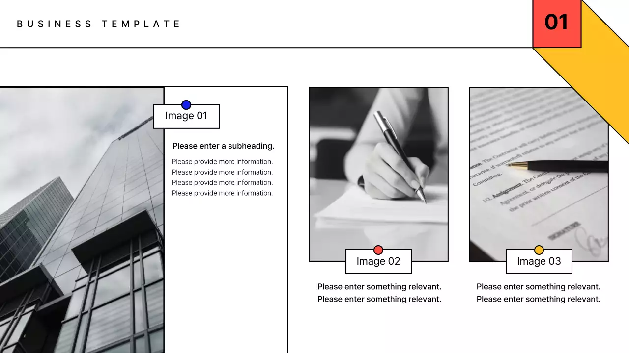 Yellow Modern Business Template Presentation