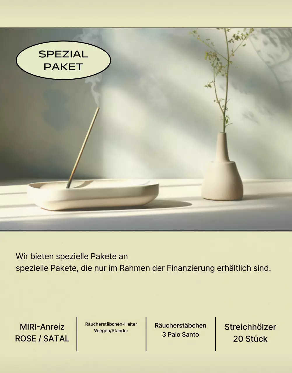 Khaki, minimalistische Fördermittelanzeige