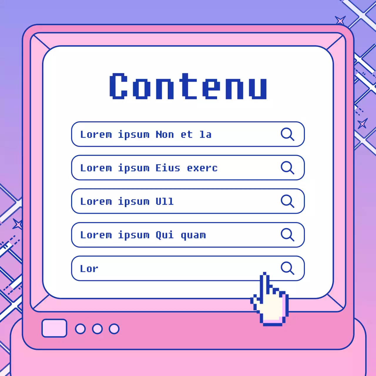 Publicité vintage de marketing viral sur fond mauve