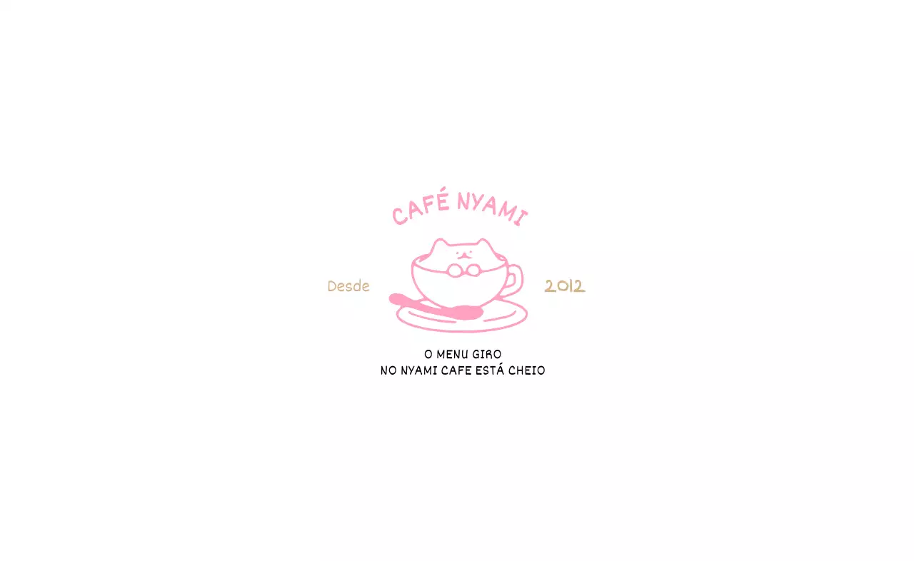 Coleção de menus ilustrados coloridos e bonitos de cafés com sobremesas