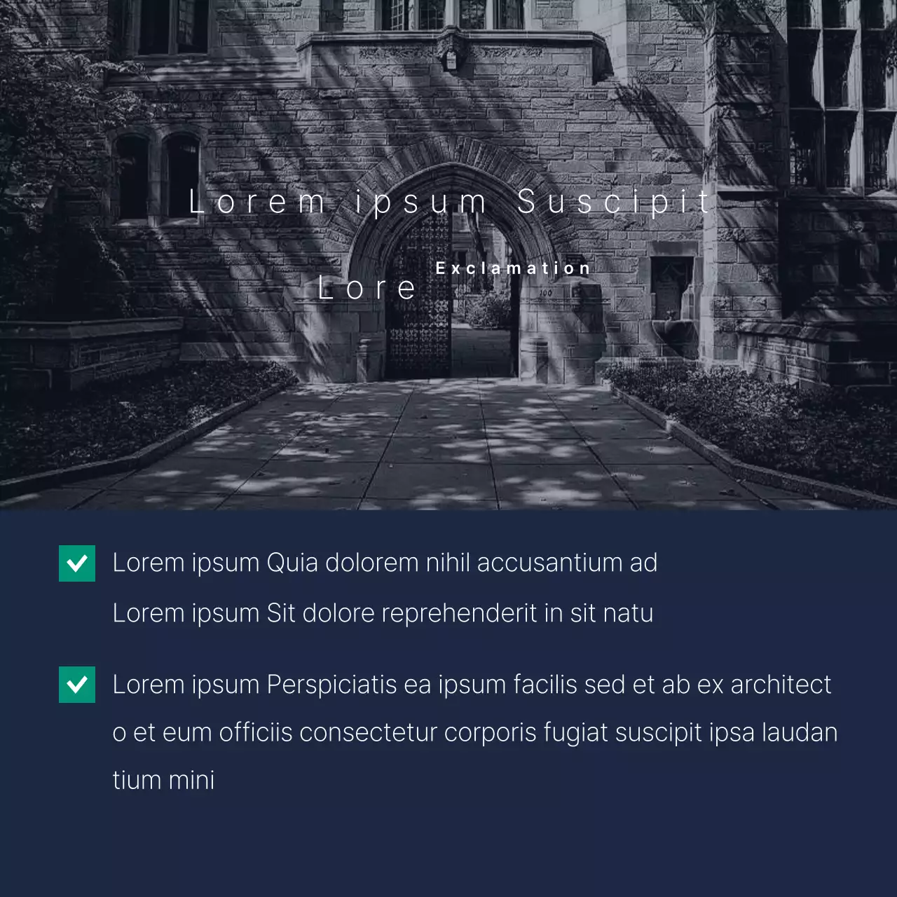 Un livret de promesses électorales simple, bleu marine et blanc