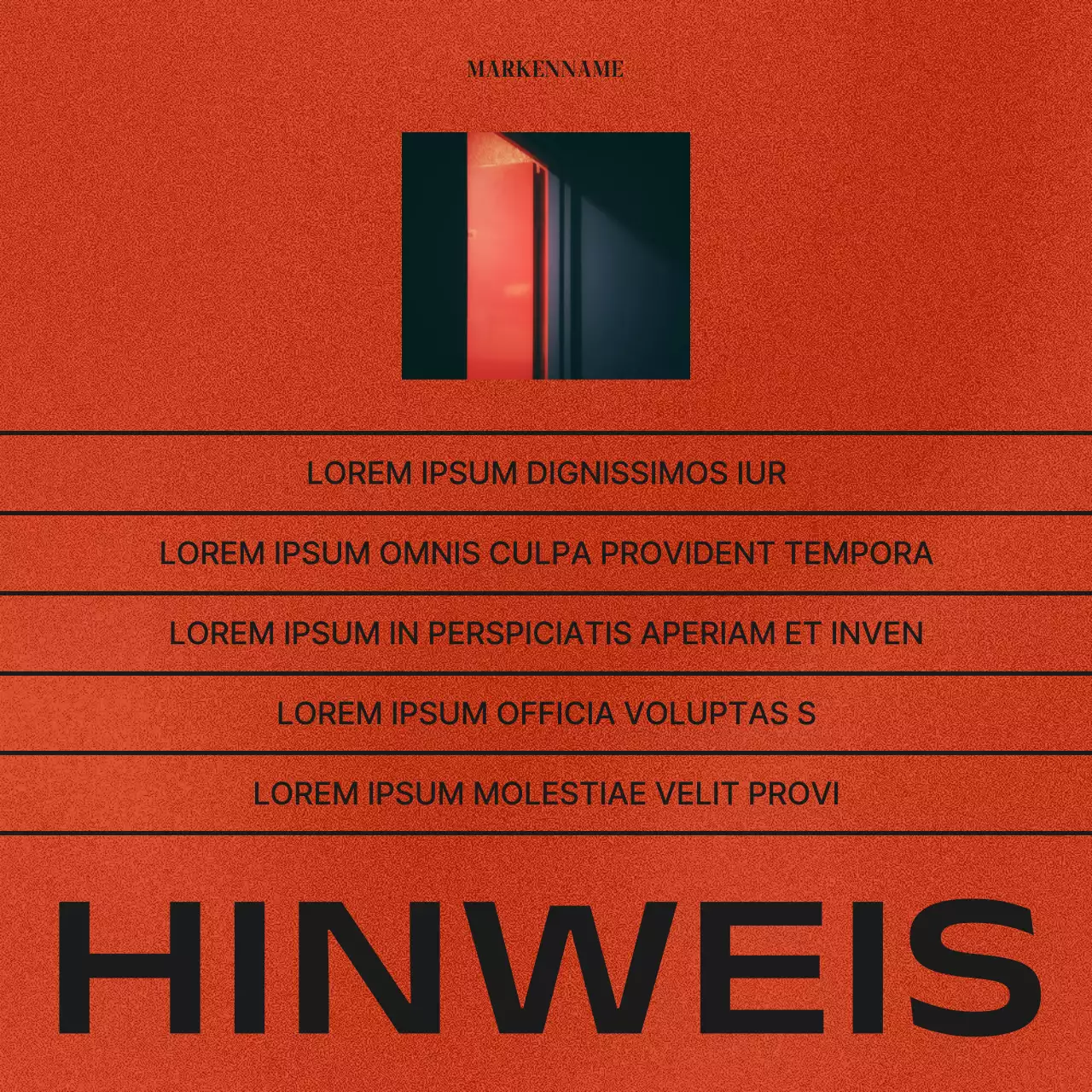 Ein Beitrag über trendige Social Media Brand Kits in Braun und Rot