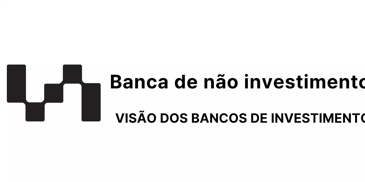Logótipos de marcas de empresas associadas à banca de investimento