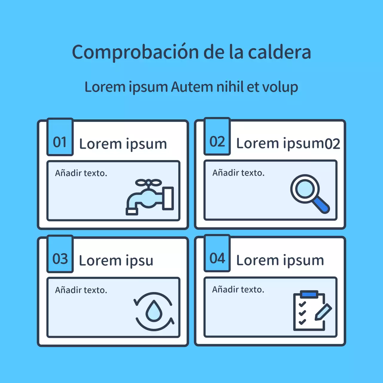 Guía minimalista para invernar en azul y celeste