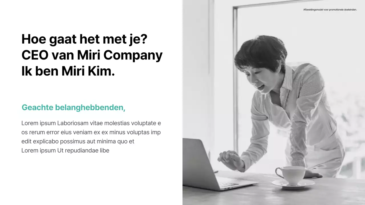 Basisgevoel met mintkleurig accent ESG-rapport